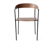 Židle Missing Armchair, lacquered walnut