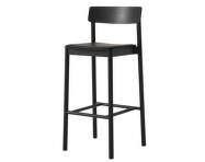 Barová židle Betty TK17, black/black leather