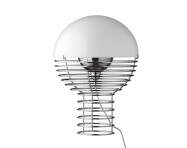 Stolní lampa Wire 30, chrome/white
