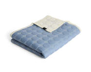 Pléd Mega Dot Organic 195x245, dusty blue
