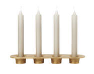 Svícen Soothe 4, brass