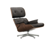 Křeslo Eames Lounge Chair, black pigmented walnut