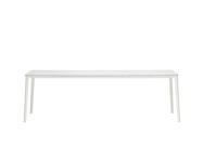 Jídelní stůl Plate 100x240, marble carrara table top/white base