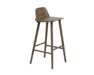 Barová stolička Nerd 75 cm, stained dark brown