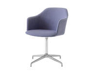 Židle Rely HW40-HW45 s područkami, aluminium/Re-wool 658