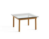 Konferenční stolek Kofi 60x60, oak/clear