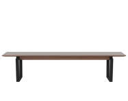 Lavice Nord 200 cm, black oak/oiled walnut