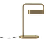 Stolní lampa Scribe, matt antique brass