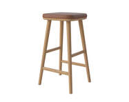 Barová stolička Flor 66cm, oiled oak/cognac