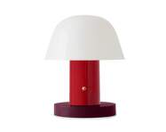 Stolní lampa Setago JH27, maroon & grape