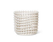 Organizér Ceramic Basket Large, off-white