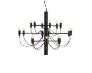 Lustr 2097/18 Clear Bulbs, matte black