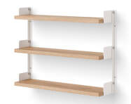 Police Tea Shelf, oak/white