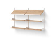 Policová sestava Office Shelf, oak/white