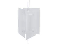 Závěsná lampa Oeste, clear glass