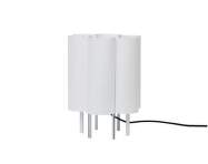 Stolní lampa Boe, silver/natural