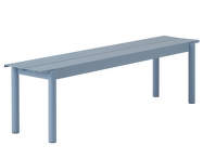 Lavice Linear Steel Bench 170 cm, pale blue