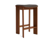 Barová stolička Chisel 30 H65, walnut / Grano chocolate
