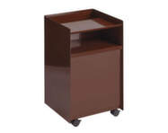 Stolek Folded Trolley Low Drawer, dark red