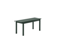 Lavice Linear Steel Bench 110 cm, dark green