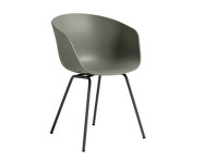 Židle AAC 26 Black Powder Coated Steel, dusty green