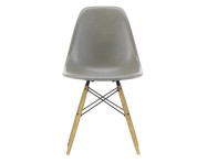 Židle Eames Fiberglass DSW, raw umber/ash