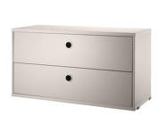 Komoda String Chest With Drawers 78 x 30, beige