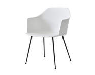 Židle Rely HW33 s područkami, black/white