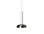 Závěsná lampa Blend, traffic white/nickel