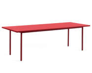 Jídelní stůl Two-Colour 240 cm, maroon red/red