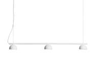 Závěsná lampa Blush rail 3, matt white