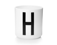 Hrnek s písmenem H, white