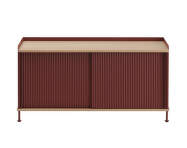 Komoda Enfold Sideboard 124x63, oak/deep red