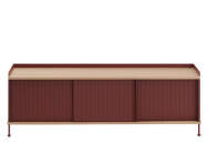 Komoda Enfold Sideboard 186x48, oak/deep red
