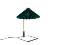 Stolní lampa Matin 300, polished brass / green