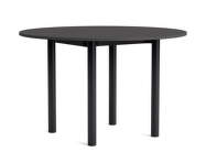 Stůl Annex Round Ø120, black oak/dark grey