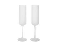 Sklenice na šampaňské Ripple Flutes set 2 ks, frosted