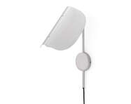 Nástěnná lampa Wing, polished aluminium