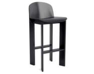 Barová židle Chisel 35 H75, black lacquered oak