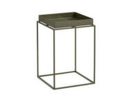 Stolek Tray Table 30x30 High, olive green