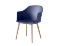 Židle Rely HW76 s područkami, oak / midnight