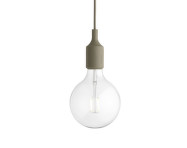 Závěsná LED lampa E27, olive