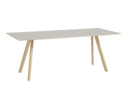 Stůl Copenhague CPH30, lacquered solid oak/off white linoleum