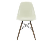 Židle Eames Fiberglass DSW, parchment/dark maple