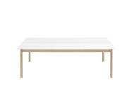 Kancelářský stůl Linear System Table, White Laminate/White ABS/Oak