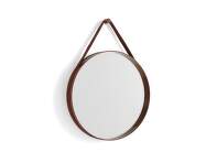 Zrcadlo Strap Mirror 50cm, dark brown