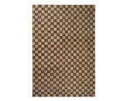 Jutový koberec Check Wool 200x300, coffee/natural