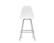 Barová židle Eames Plastic Low, white/chrome