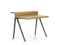 Pracovní stůl Courier, light oak/dark bordeaux