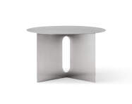 Konferenční stolek Androgyne Ø63, brushed steel